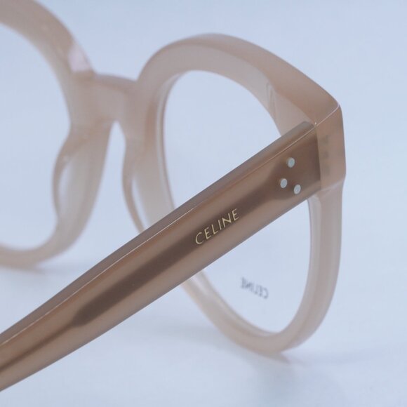 🕶️ New Celine CL50093I 072 Eyeglasses - Shiny Milky Pink Frame - Picture 7 of 10